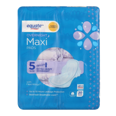 EQUATE MAXI 5 OVERNIGHT (20PADS)