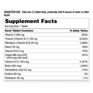 KIRKLAND SUPER B-COMPLEX CON ELECTROLYTES (500 TAB)