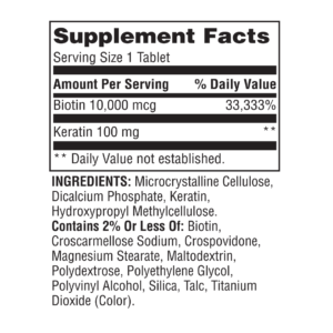 SPRING VALLEY BIOTIN 10,000 MCG (60 TAB)