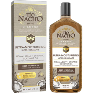 SHAMPOO TÍO NACHO - JALEA REAL + ACEITE DE COCO ORGÁNICO / HIDRATACIÓN PROFUNDA (415ML)