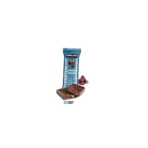 KIRKLAND - BARRA DE PROTEINA (CAJA DE 20 UNIDADES 10 BROWNIE Y 10 GALLETA CON CHISPAS DE CHOCOLATE) 60GR