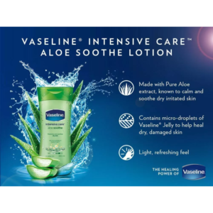 VASELINE - ALOE SOOTHE (200ML)