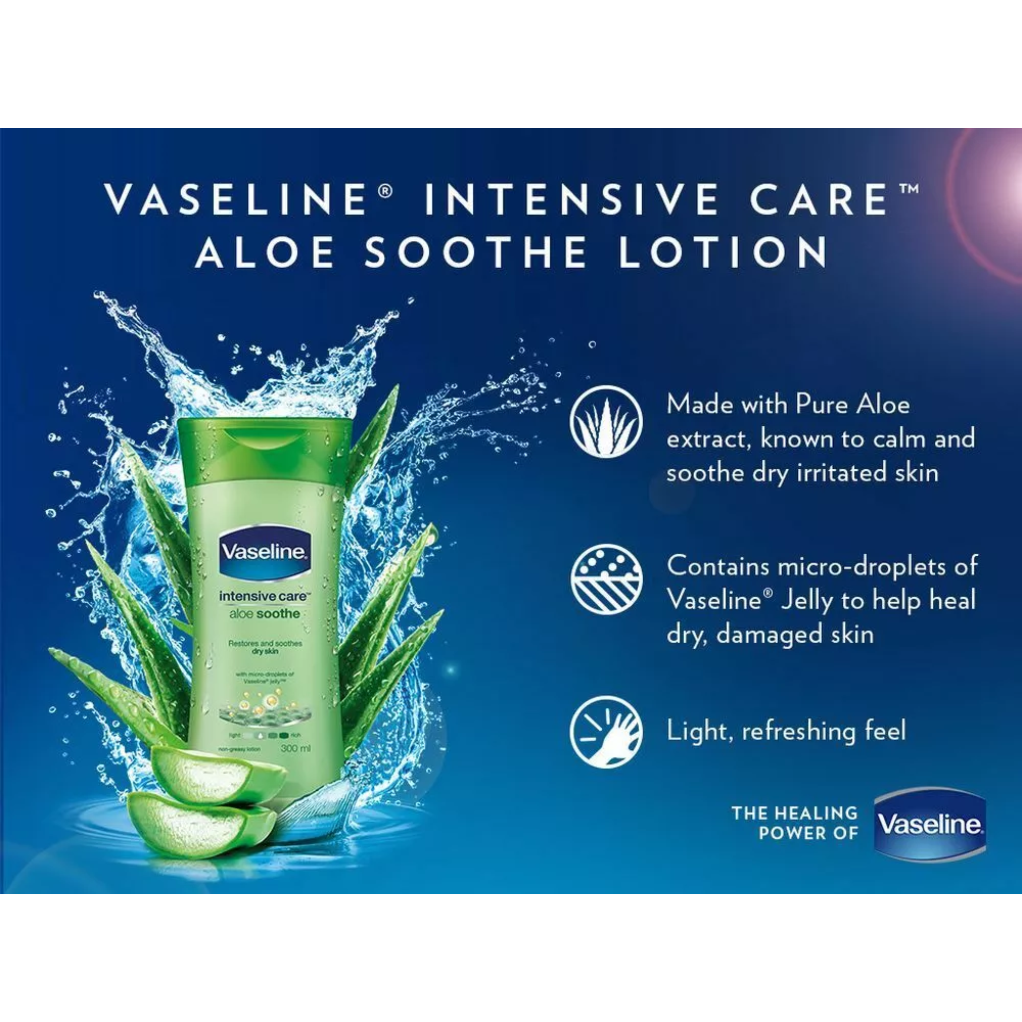 VASELINE - ALOE SOOTHE (200ML)