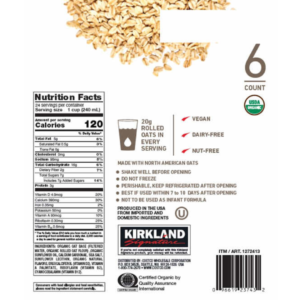 KIRKLAND LECHE DE AVENA (946 ML)