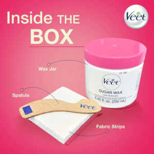 VEET SUGAR WAX - CERA A BASE DE AZÚCAR(250ML)