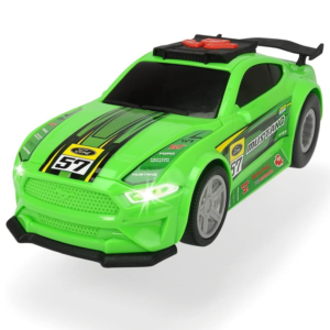 DICKIE TOYS FORD MUSTAND CARRITO MOTORIZADO EMITE LUCES Y SONIDOS